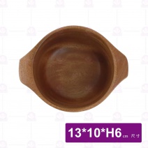 桃木碗(雙扶手)-Φ10cm