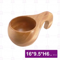 桃木杯(掛勾把手)-Φ9.5cm