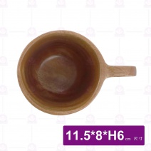 桃木杯(單圓把手)-Φ8cm