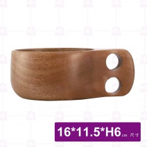 桃木杯(雙孔把手)-Φ11.5cm