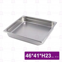 2/3帶框玻璃蓋方型餐爐(內盆 304)-電磁爐專用