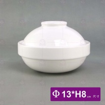 桐 5吋翅盅-附蓋(白色)-Φ13cm