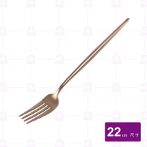 霧光玫金餐叉(RG-03)