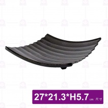 金沙1331高腳菱形盤-27x21.3xH5.7cm