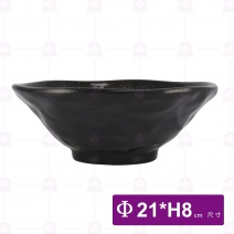金沙B9岩紋拉麵碗-Φ21xH8cm