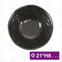 金沙B9岩紋拉麵碗-Φ21xH8cm