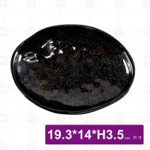 金沙F10橢圓小缽-19.3x14xH3.5cm