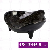 金沙F6高腳造型碗-15x13xH5.8cm
