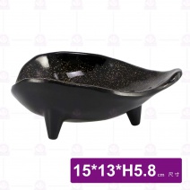 金沙F6高腳造型碗-15x13xH5.8cm