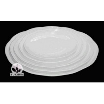 B005-18   18吋蛋型荷口羅紋盤 45x28.5x4.5cm