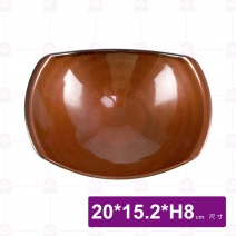 九谷1211日式料理碗-20x15.2xH8cm