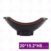 九谷1211日式料理碗-20x15.2xH8cm