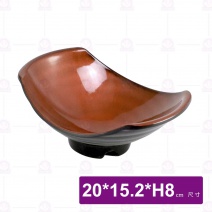 九谷1211日式料理碗-20x15.2xH8cm