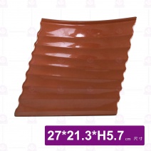 九谷1331高腳菱形盤-27x21.3xH5.7cm