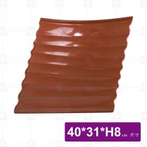 九谷1333高腳菱形盤-40x31xH8cm