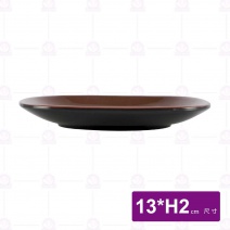 九谷3208方形紋盤-13xH2cm