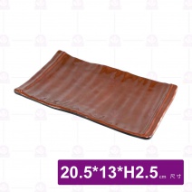 九谷A10岩手長方盤-20.5x13xH2.5cm
