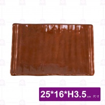 九谷A11岩手長方盤-25x16xH3.5cm