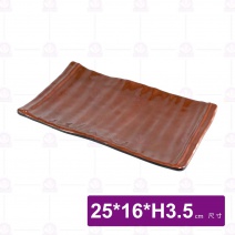 九谷A11岩手長方盤-25x16xH3.5cm