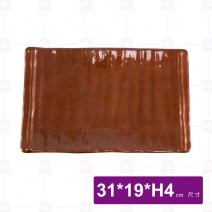 九谷A12岩手長方盤-31x19xH4cm