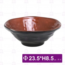 九谷B10岩紋拉麵碗-23.5xH8.5cm