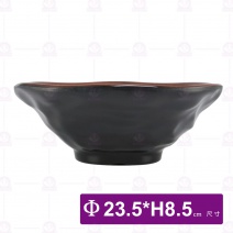 九谷B10岩紋拉麵碗-23.5xH8.5cm