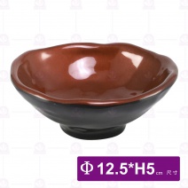 九谷B11陶紋造型碗-Φ12.5xH5cm