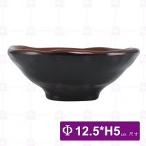 九谷B11陶紋造型碗-Φ12.5xH5cm