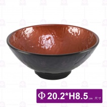 九谷B6石紋拉麵碗-Φ20.2xH8.5cm