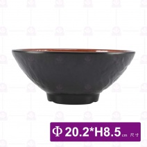 九谷B6石紋拉麵碗-Φ20.2xH8.5cm