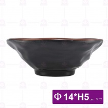 九谷B7岩紋拉麵碗-Φ14xH5cm
