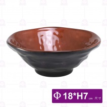 九谷B8岩紋拉麵碗-Φ18xH7cm