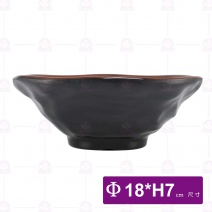 九谷B8岩紋拉麵碗-Φ18xH7cm