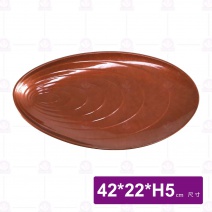 九谷D14湧泉漸層長盤-42x22xH5cm