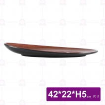 九谷D14湧泉漸層長盤-42x22xH5cm