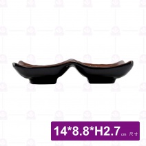 九谷F1二格陶紋豆油池-14x8.8xH2.7cm