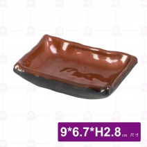 九谷F4長形醬料碟-9x6.7xH2.8cm