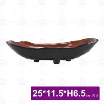 九谷F9長形藝術砵-25x11.5xH6.5cm