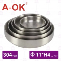 【A-OK】304韓式雙層碟-Φ11cm