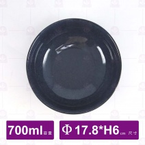7吋藍眼淚水波碗-Φ17.8cm