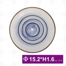 6吋多彩淺盤-Φ15.2xH1.6cm