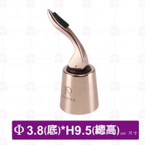 騎士頭盔酒塞(玫瑰金)-Φ3.8xH9.5cm