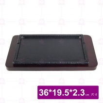 737#7 長方型鐵板-木板 36x19.5xH2.3cm(無鐵板)