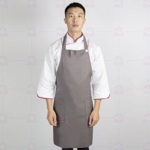 #9217法式連身圍裙(黑or灰)-兩色選擇 86cm
