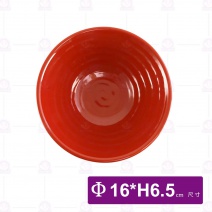 拉麵碗(LT75AL)黑紅-Φ16xH6.5cm