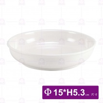 【LihTay】094水盤(白)-Φ15xH5.3cm