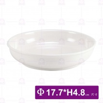 【LihTay】095水盤(白)-Φ17.7xH4.8cm