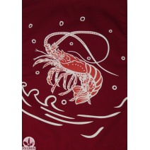 A335-2暗紅底雙色海鮮暗紅門簾(單片W30*H45CM)