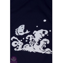 A333-1單色海鮮/藍門簾 魚(單片)