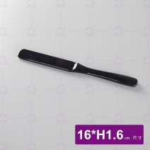 【HS】107 竹筒匙  黑 16x1.6cm